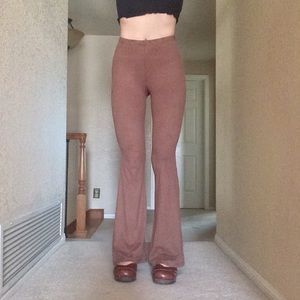 🦌🌼Beautiful faux suede Bambi bellbottoms